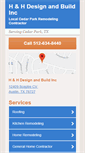 Mobile Screenshot of cedarparkremodelingcontractor.com